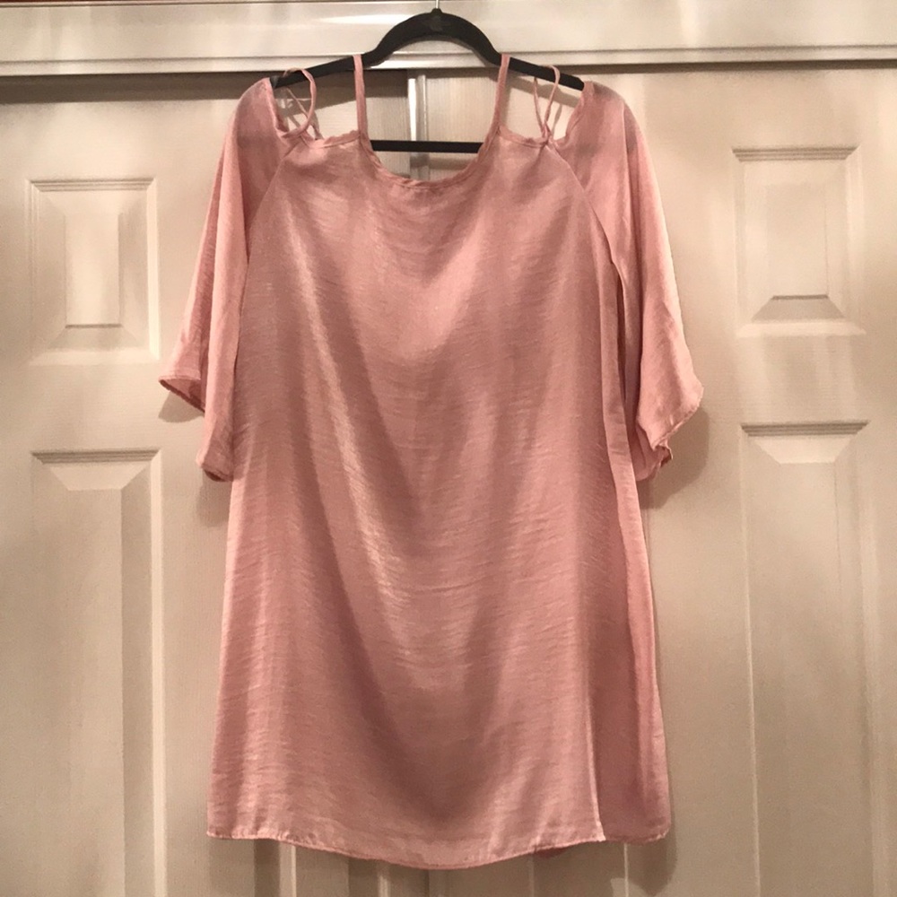 Auditions Pink Shimmer Dress